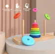 Rainbow Stacking Shape Toys - Brand New - 1