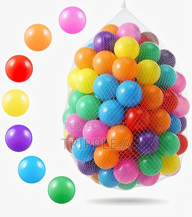 50pcs Multicolor Kids Play Balls - 1