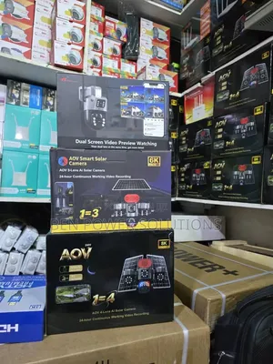 AOV Smart Solar Camera 4-Lens 8K PTZ