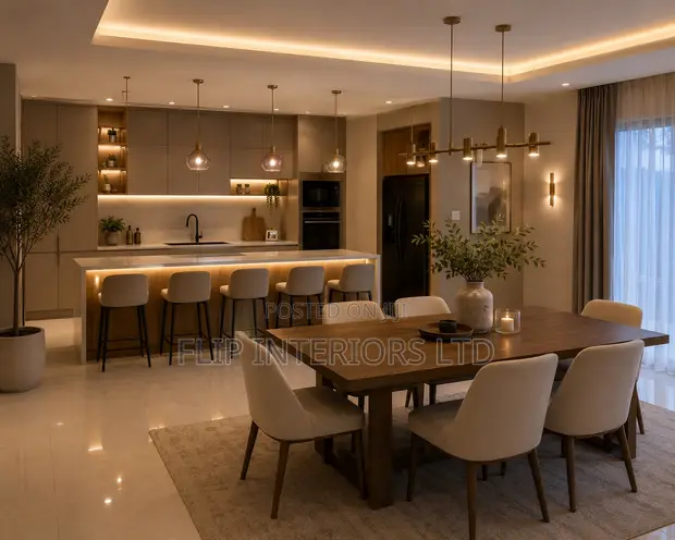 Modern Open-Plan Kitchen & Dining Design Services - 1