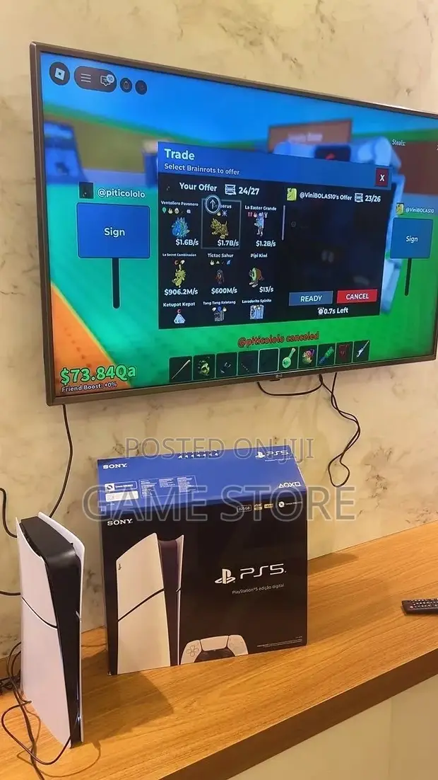 UK Used PS5 Slim Digital Edition - 1