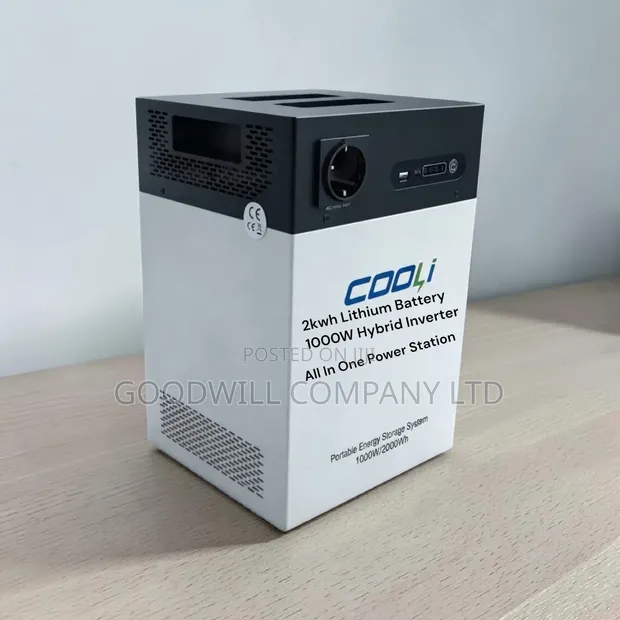 Cooli 2kWh / 1000W Portable Power Station (No Solar Panel) - 1