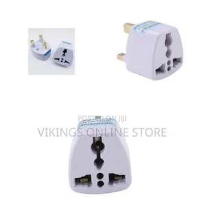 UK Plug Adapter - 3 Pin Universal Travel Adapter