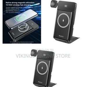 Yesido 3-in-1 YP69 10000mAh Magnetic Power Bank with USB Type-C