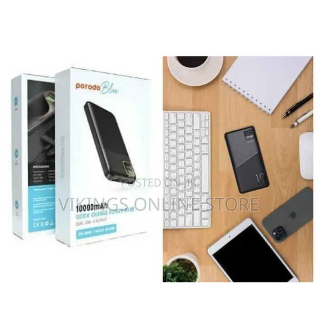 Porodo PB053 Quick Charge Power Bank 10000mAh PD 20W - 1