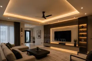 Gypsum Ceiling Design & Cove Lighting Installation