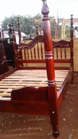 Spindle Bed 5x6 - Hardwood - 2