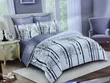 4-Piece Modern Tree Print Duvet Set - 2
