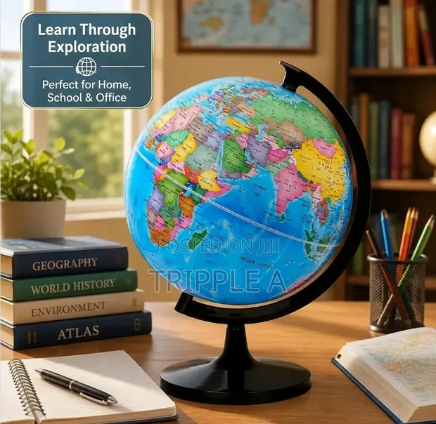 Rotating Students HD World Globe - 1