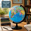 Rotating Students HD World Globe - 1
