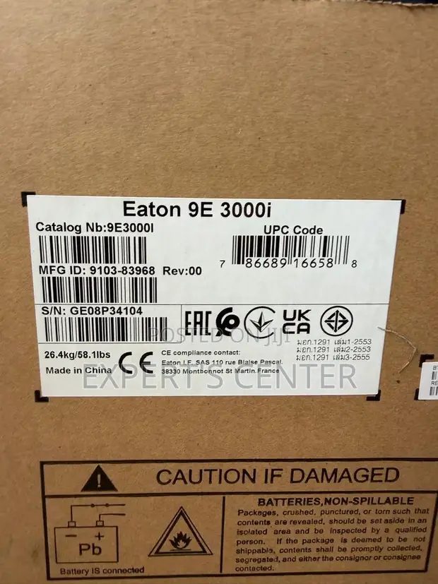 Eaton 9E3000I 9E UPS, 3000 VA, 2400W, Tower - 1