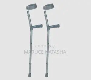 Brand New Stainless Steel Adjustable Elbow Crutches