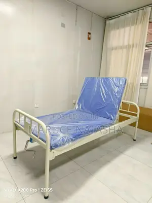 Brand New Metallic Hospital Bed with Mattress