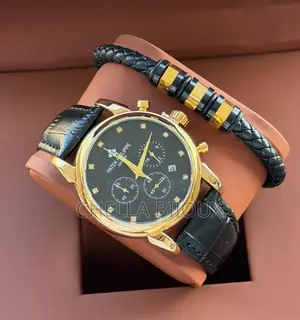 Authentic Patek Philippe Watch and Bracelet Set