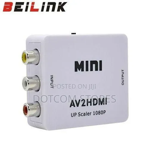 Mini AV to HDMI Converter - 1080p White - 1