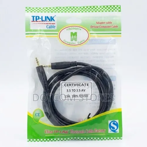 TP-Link 1.5m 3.5mm Male-to-Male Auxiliary Audio Cable - 1