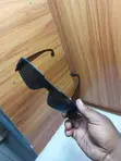 Stylish One-Piece Large Frame Sunglasses - 2