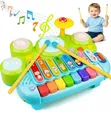 Electronic Xylophone, Piano & Drum Kit Toy - 1
