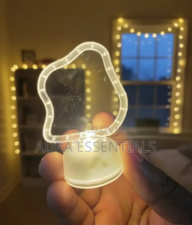 12pcs Decorative Acrylic LED Warm Light Mini Lamps - 1