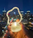 12pcs Decorative Acrylic LED Warm Light Mini Lamps - 2