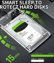 2.5" SSD/HDD External Hard Drive Enclosure - 2