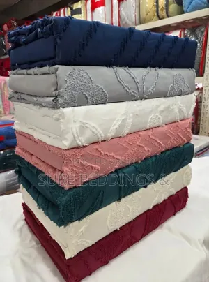 Tufted Cotton Duvet Cover Set