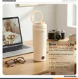 Porodo 600ml Flora Smart Portable Kettle - 4