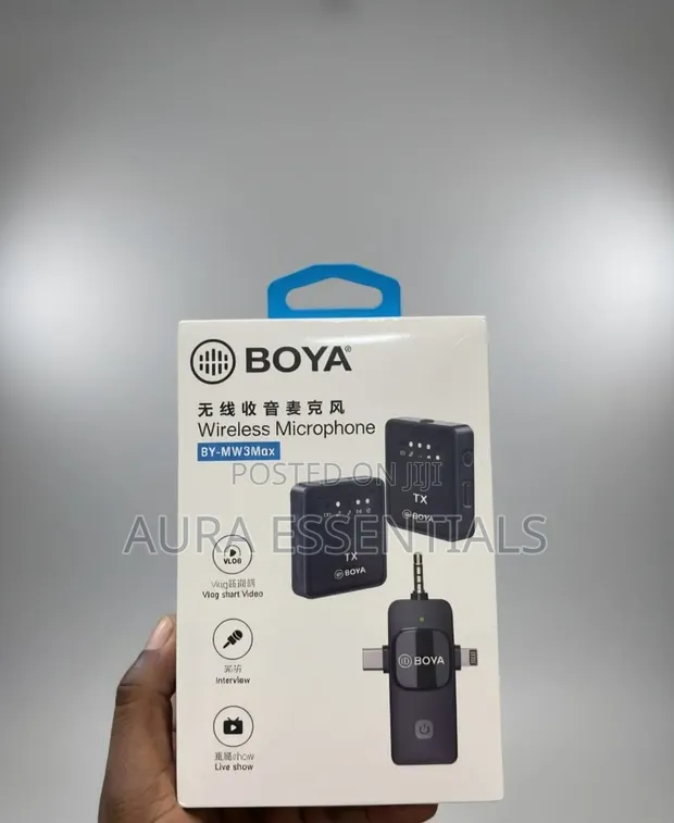 Boya BY-MW3MAX Wireless Microphone System - 1