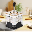 Revolving Spice Rack Organizer ~ 4 Jar - 3