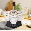 Revolving Spice Rack Organizer ~ 4 Jar - 4