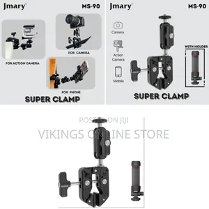 Jmary MS-90 Super Clamp Mount Magic Arm for Action Cameras
