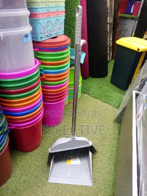 Handled Broom and Dustpan Set