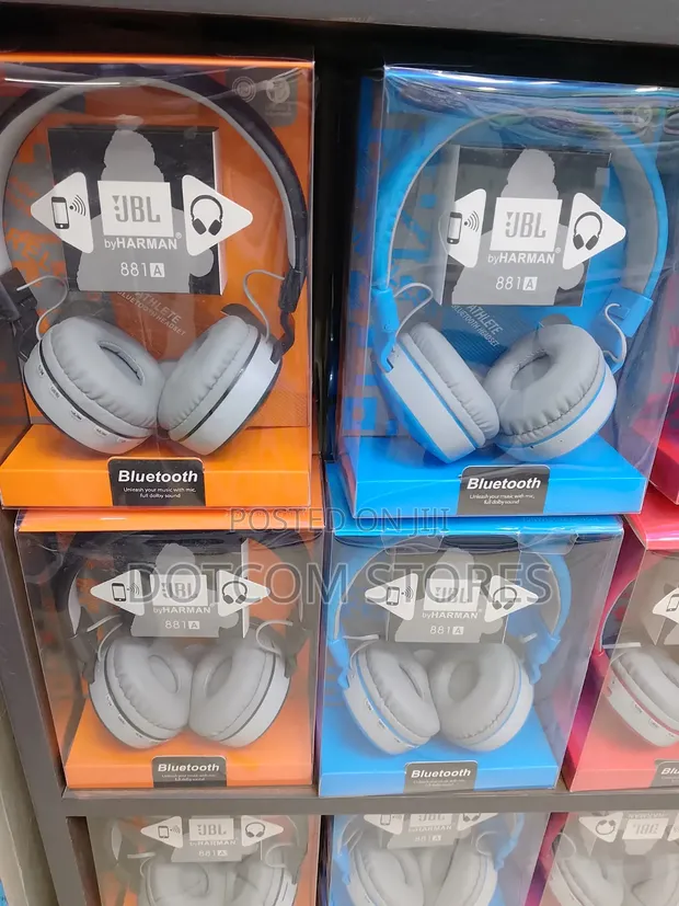 JBL MS-881A Extra Bass Wireless Bluetooth Headphones - 1