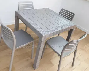 Monarch Plastic Dining Table and 4 Chairs