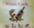 Bamboo Wine Bottle Holder Stand - 3