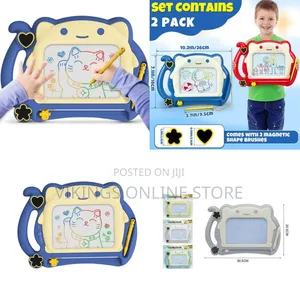 Children's Magnetic Painting Board - Blue