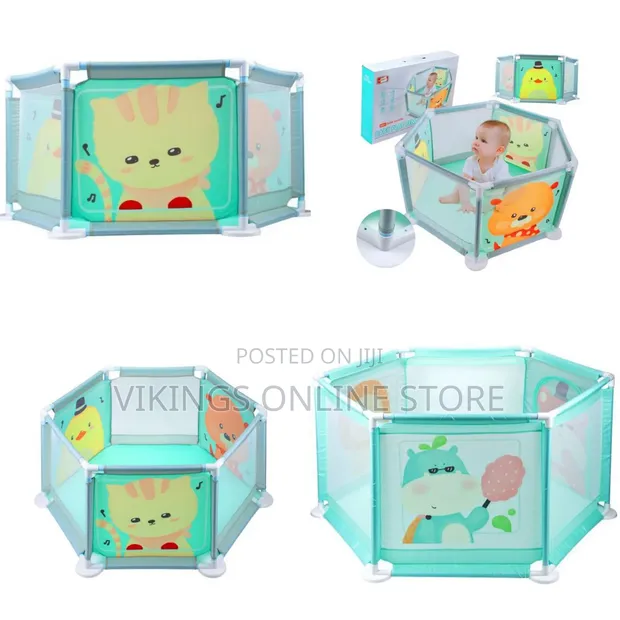 Baby Play Fence, Portable Toddler Safety Playpen - 1
