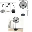 650mm Industrial Electric Stand Fan - Copper Motor - 1