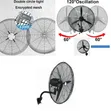 Heavy Duty 750mm Wall Mounted Fan - High Velocity Oscillating - 1