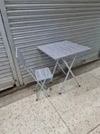 Foldable Reading Chair and Table Set - Graywish - 2