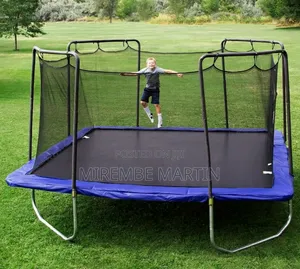4m x 4m Square Strong Kids Trampoline