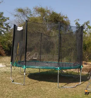 12 Feet Kids Trampoline - Green
