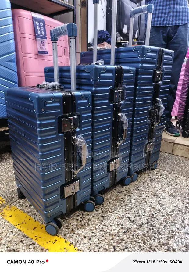 Original Aluminum Plastic Suitcases - 3pcs Set - 1