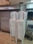 Glacier Highbacked Plastic Chairs - 1