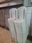 Glacier Highbacked Plastic Chairs - 2