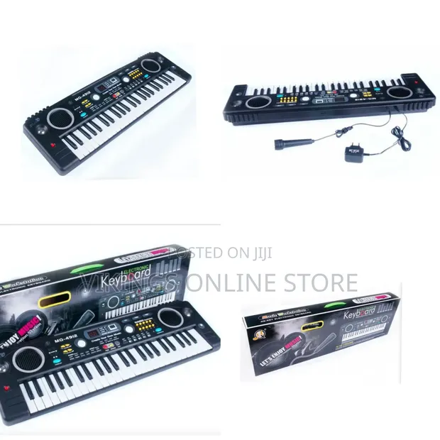 Brand New 49-Key Electronic Keyboard with Built-in Speakers - 1