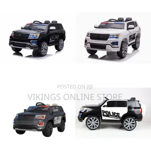 12V Ride-On Police Car for Kids with Remote Control