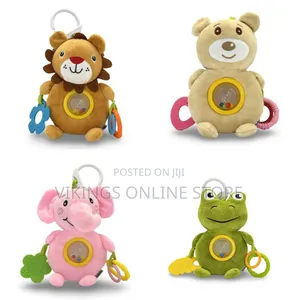 Lovely Animals Bed Stroller Hanging Baby Rattles Toy