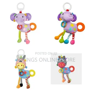Lovely Animals Bed Stroller Hanging Baby Rattles Toy