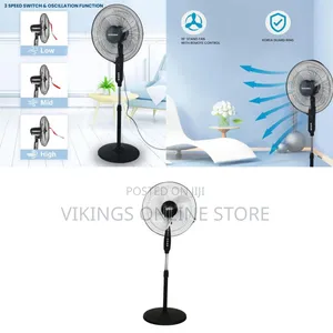 Sonashi SF-8027SR 16 Inch Stand Fan with Remote